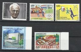 Luxembourg N° 1658, 1661 1662 1663 1667 1668 Neufs De 2006 - Ungebraucht