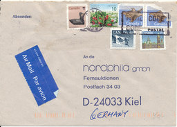 Canada Cover Sent Air Mail To Germany 1-10-1986 Topic Stamps (1 Stamp Damaged) - Cartas & Documentos