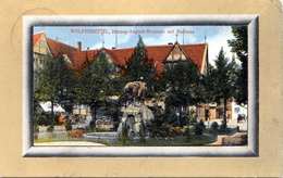 WOLFENBÜTTEL (Niedersachsen) - Herzog August-Brunnen Mit Rathaus, Gel.1919 - Wolfenbuettel