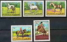 FUJEIRA Chevaux, Horses, Caballo. Velasquez, Yvert 109 + PA 50 ** MNH. - Paarden