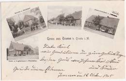 Gruß Aus TRAMM Bei CRIVITZ Gast Logierhaus Von Walsleben Gasthaus Köster 16.10.1905 Gelaufen - Schwerin