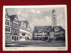 AK Bad Mergentheim Marktplatz Ca. 1945 - Bad Mergentheim