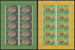 !a! GERMANY 2016 Mi. 3217-3218 MNH SET Of 2 SHEETS(10 Each) - Animal Babies - 2011-2020