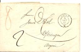 Schweiz, 1848, Faltbrief,  Vevey Nach Oftringen Siehe Scans! - 1843-1852 Correos Federales Y Cantonales