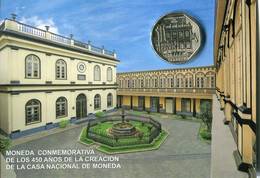 Lote PM2015-4, Peru, 2015, Moneda, Coin, Folder, 1 N Sol, 450 Años De La Creacion De La Casa Nacional De La Moneda - Peru