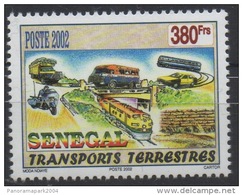 Sénégal 2002/2004 - 380 F Car Bus Voiture Auto Moto Motorrad Motorbike Train Eisenbahn Zug ** MNH RARE Scarce - Coches