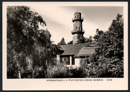 9233 - Alte Foto Ansichtskarte - Gaststätte Pfaffenstein - Hering Karte - DDR 1966 - N. Gel TOP - Bad Schandau