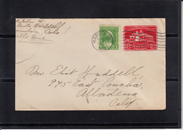 U.S.POSTAGE Entier 2c + Compl De 1c Sur Lettre De MANITOU Colorado Le 17 NOV 1932 Pour ALTADENA California - 1921-40