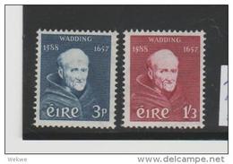 Irl Mi.Nr. 134-35 IRLAND - / Luka Wadding 1957 ** MNH - Nuovi