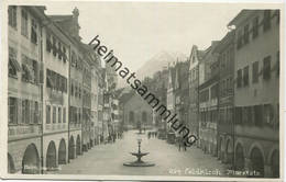 Feldkirch - Marktstrasse - Foto-AK - Verlag Heim Dornbirn Gel. 1923 - Feldkirch