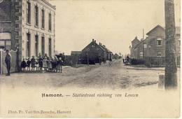 Hamont Statiestraat Richting Van Loozen 1906 - Hamont-Achel