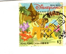 HONG KONG GRAND OPENING DISNEYLAND - F602 - Gebraucht