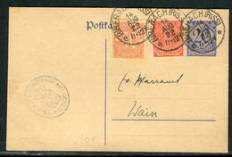 Allemagne - Entier Postal + Complément De Biberach En 1922  Réf J32 - Postcards