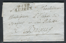 France - Cover / Lettre ( Sans Texte ) P.13.P Lisieux Pour Bayeux  Réf J33 - 1801-1848: Voorlopers XIX