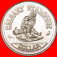 § CALGARY STAMPEDE: CANADA ★ DOLLAR 1905 1980 MINT LUSTER ★ UNCOMMON! LOW START ★ NO RESERVE! - Firma's
