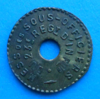 Ain 01 Bourg MILITAIRE MILITARIA 23ème RI 5 Centimes Elie 20.1 - Monétaires / De Nécessité