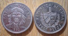 Cuba 3 Pesos 1992 Che Guevara About Uncirculated Centavos Cent Kuba Pesos Peso Skrill Paypal OK - Kuba