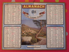 Almanach Des PTT. 1956. Calendrier Poste, Postes Télégraphes.. Le Revest Var - Tamaño Grande : 1941-60