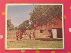 Almanach Des PTT. 1959. Calendrier Poste, Postes Télégraphes.. Cheval Enfants - Grand Format : 1941-60