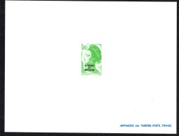 1986  Liberté De Gandon  1,80 Fr  Yv 462 Epreuve De Luxe - Imperforates, Proofs & Errors