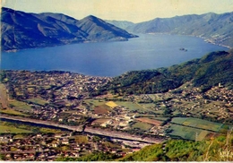 Ascona - Losone - Lago Maggiore - Visto Da Monte Bre - 678 - Formato Grande Viaggiata Mancante Di Affrancatura - E - Losone