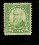 226381963 USA POSTFRIS MINT NEVER HINGED POSTFRISCH EINDWANDFREI SCOTT 694 BENAMIN HARRISON Yellow Green - Unused Stamps