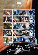 GROSSBRITANNIEN GRANDE BRETAGNE GB 2015 STAR WARS SMILER MNH SG LS96-3758-69 MI 3795-806 YT 4213-24 SC 3435-46 - 2011-2020 Ediciones Decimales