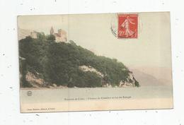 Cp , 01 , Environs De CULOZ , Château De CHÂTILLON Et Lac Du BOURGET , Voyagée 1908 - Non Classés