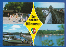 Deutschland; Möhnesee; Multibildkarte - Möhnetalsperre