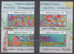 WALLIS Et FUTUNA : Contes Et Légendes :- Dessins Avec Tortue, Baleine, Poulpe, Poissons, Etc ... Tradition - - Unused Stamps