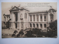 CPA "Musée Océanographique De Monaco - Façade Principale" - Oceanographic Museum