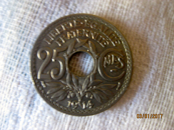 25 Centimes 1914 Lindauer (25 Souligné) - 25 Centimes