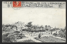 SAINT SAVIN De BLAYE Rare Projet De Place Publique () Gironde (33) - Other Municipalities