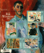 Belgium - 2016 - Art In Belgium - Rik Wouters - Mint Souvenir Sheet - Unused Stamps