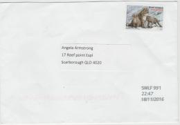 Aus333 / Ausralien, Schneeleopard 2016 Zu $ 1,00Nennwert, Nicht Entwertet - Storia Postale