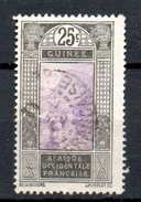 GUINEE Gué A Kitim 25c Gris Violet   1922-26 N°89 - Used Stamps