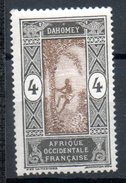 DOHOMEY 4c Noir Brun  1913-17 N°45 - Unused Stamps