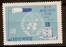 KOREA, SOUTH 1961, Meteorology - Climate & Meteorology