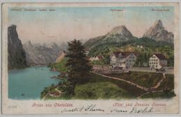 Gruss Aus Obstalden - Hotel Und Pension Sternen - Litho - Obstalden