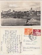 CH Freiburg - Ansicht Estavayer-le-Lac  Gelaufen 1952 Mit Zensurstempel - Estavayer