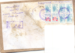 2002. Russia, The Letter Sent By Registered Post To Moldova - Storia Postale