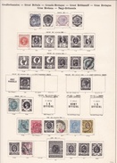 Grande Bretagne - Collection Vendue Page Par Page - Timbres Oblitérés / Neufs *(avec Charnière) -Qualité B/TB - Sammlungen