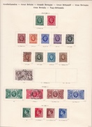 Grande Bretagne - Collection Vendue Page Par Page - Timbres Oblitérés / Neufs *(avec Charnière) -Qualité B/TB - Collezioni