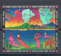 Nations Unies. Geneve. Sommet De La Planete Terre Juin 1992 - Used Stamps