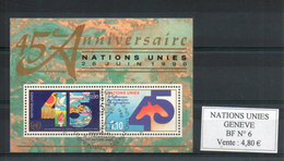 Nations Unies. Geneve. 45e Anniversaire Des Nations Unies - Gebruikt