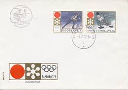 O.W.S. Sapporo: FDC Joegoslavië - 1972 - Winter 1972: Sapporo