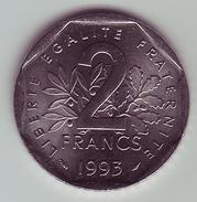 2 Francs Semeuse Nickel - 1993 - SUP/SPL - 2 Francs