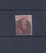 N°8 GESTEMPELD P123 Verviers MET 4 MARGES COB € 125,00 + COBA € 5,00 SUPERBE - Postmarks - Lines: Perceptions