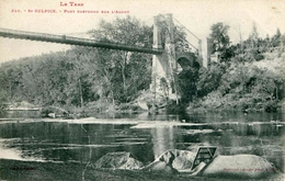 340 - ST-SULPICE - Pont Suspendu Sur L'Agout - Saint Sulpice