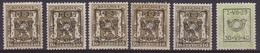 België/Belgique  Preo Typo 5x N° 421 + N° 428. - Typo Precancels 1936-51 (Small Seal Of The State)